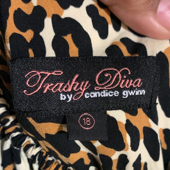 Trashy Diva Leopard Print Sleeveless Dress! #EUC - Picture 5 of 8